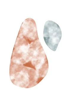 Boho home decor elements in modern abstract boho style Foto stock