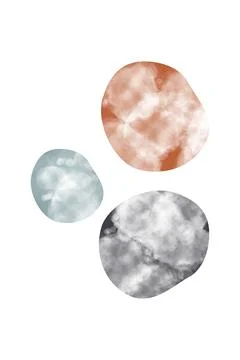 Boho home decor elements in modern abstract boho style Foto stock