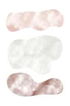 Boho home decor elements in modern abstract boho style Stock Photos