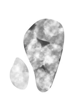 Boho home decor elements in modern abstract boho style Foto stock