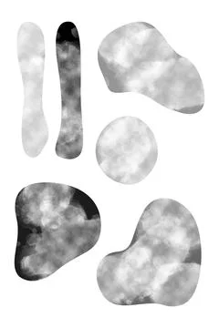 Boho home decor elements in modern abstract boho style Foto stock