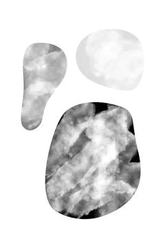 Boho home decor elements in modern abstract boho style Foto stock