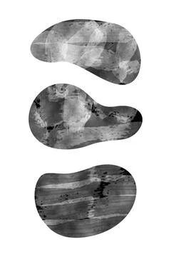 Boho home decor elements in modern abstract boho style Stock Photos