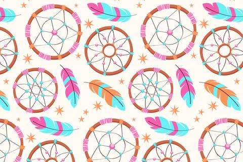 Boho pattern design Illustrazione stock