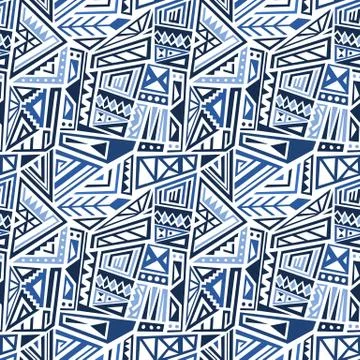 Boho pattern vector - ethnic style fashion fabric design. Seamless background 스톡 일러스트