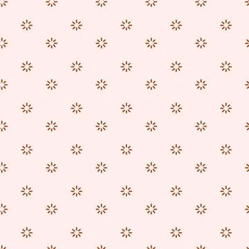 Boho stars seamless pattern. Doodle hand drawn stars background. Naive decor  Stock Illustration
