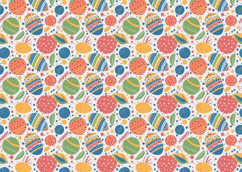 Boho style bright lines and dots with organic leaves shape pattern vector p.. Illustrazione stock