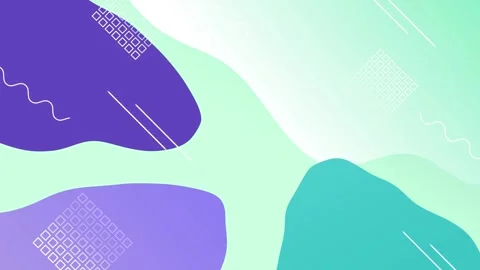 Boho style circular shape animated background. Pastel fluid motion graphics  Stock Footage 249588167