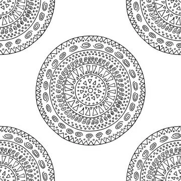 Boho style vector Stock Illustration