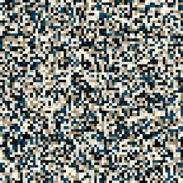 Boho Tones Pixel Seamless Pattern Stock Illustration