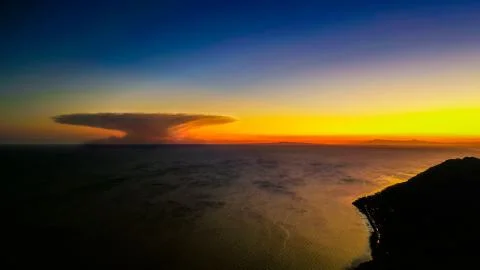 Bohol storm cloud Stock Photos