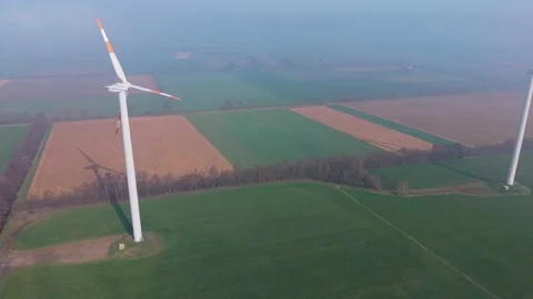 Boholt, North Rhine-Westphalia, Germany - 01.01.2026: Aerial drone view 動画素材 332741853