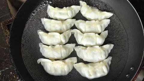 Boil dumpling Stock Footage 343325867