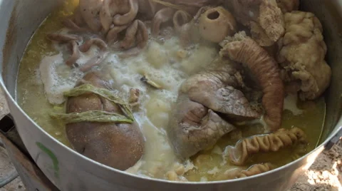 Boil pork 스톡 동영상 60747567