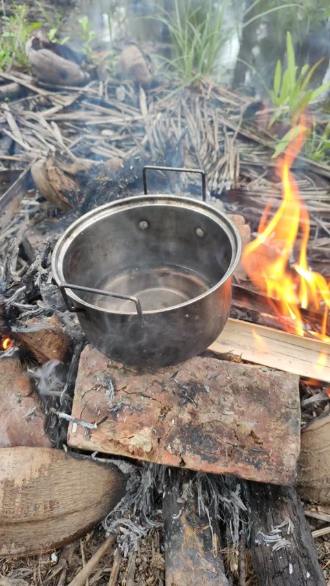 Boil water Video stock 211592394