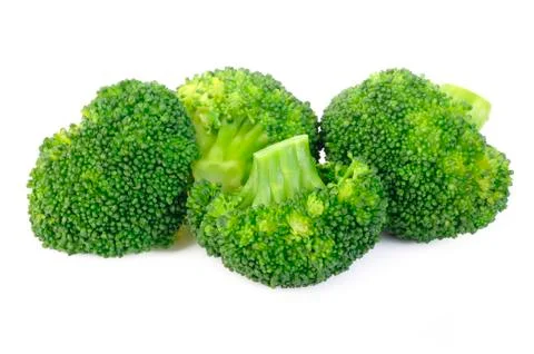 Boiled broccoli vegetable Stock Photos