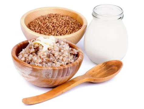 Boiled Buckwheat Stock Photos