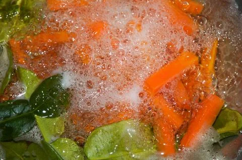 Boiled carrots Stock Photos