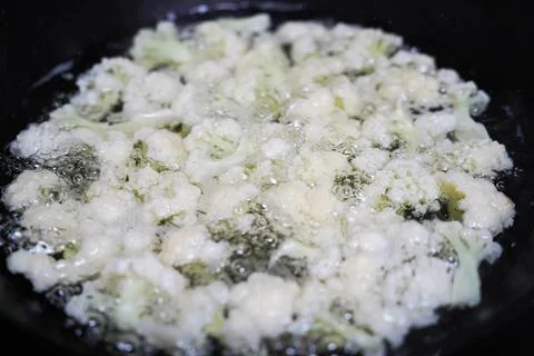 Boiled cauliflower Foto stock