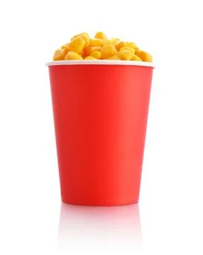 Boiled corn kernels Stock Photos