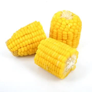 Boiled corn Stock Photos