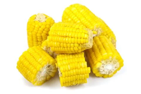 Boiled corn Stock Photos