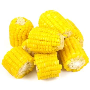 Boiled corn Stock Photos