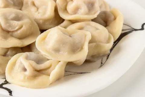 Boiled dumplings Stock Photos