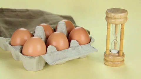 Boiled Egg Breakfast Stock Footage 942633