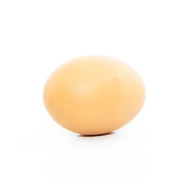 Boiled egg crack line on eggshell Stock Photos