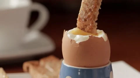 Boiled Egg Stock Footage 7737244