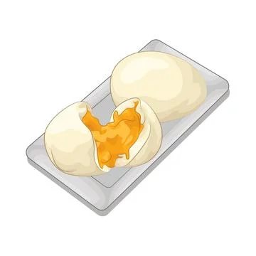 Boiled Egg Illustration Stock Illustration