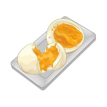 Boiled Egg Illustration Stock Illustration