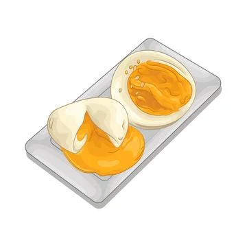 Boiled Egg Illustration Stock Illustration