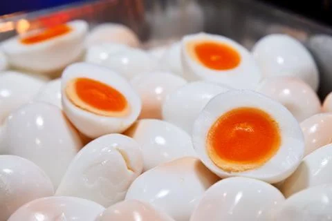 Boiled egg Stock Photos