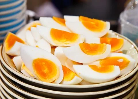 Boiled egg Stock Photos