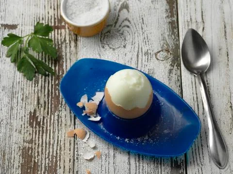 Boiled egg Stock Photos