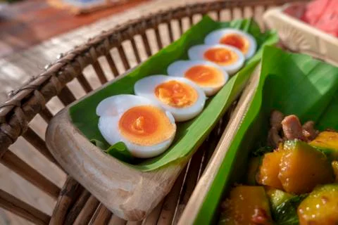 Boiled egg Stock Photos