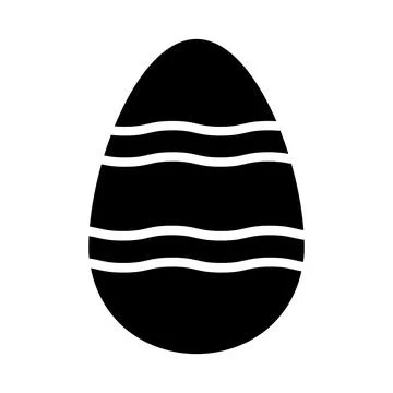 Boiled Egg Vector Icon Design Illustration Stock Illustration