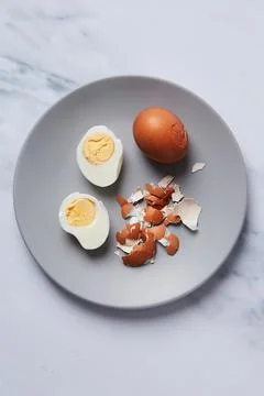 Boiled eggs 001 Stock Photos