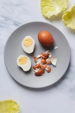 Boiled eggs 003 Stock Photos