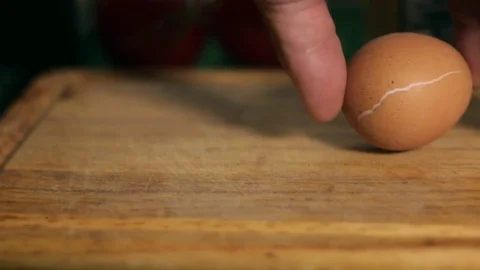 Boiled eggs close up Stock Footage 80990143