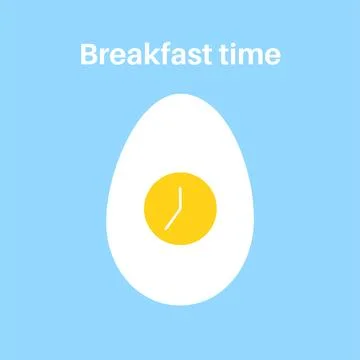 Boiled eggs cooking Illustrazione stock