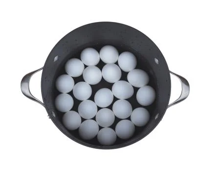 Boiled eggs. Stock Photos