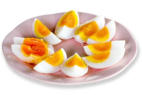 Boiled eggs. Stock Photos