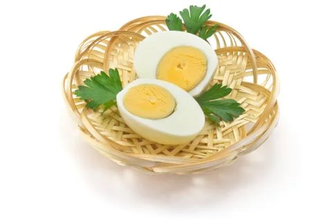 Boiled eggs Stock Photos