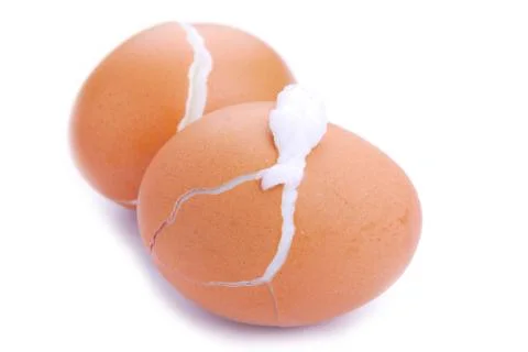 Boiled eggs Stock Photos