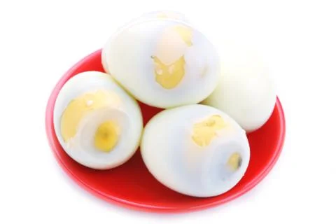 Boiled eggs Stock Photos