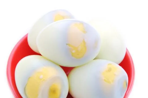 Boiled eggs Stock Photos