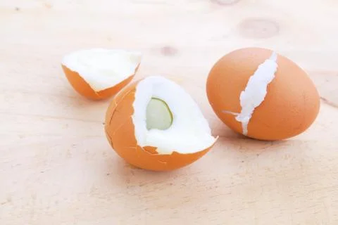 Boiled eggs Stock Photos